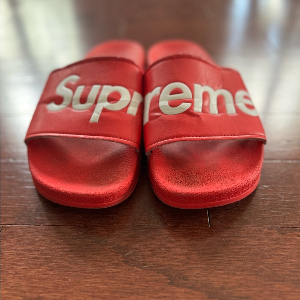 S14 Supreme Red Slide Sandals